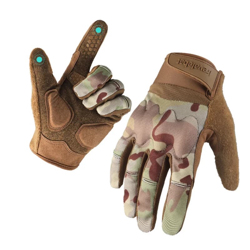 Guanti tattici da uomo Touch Screen Ciclismo Sport Outdoor Motocicletta Equitazione Bici Corsa Guanti antiscivolo per assorbimento degli urti all'aperto