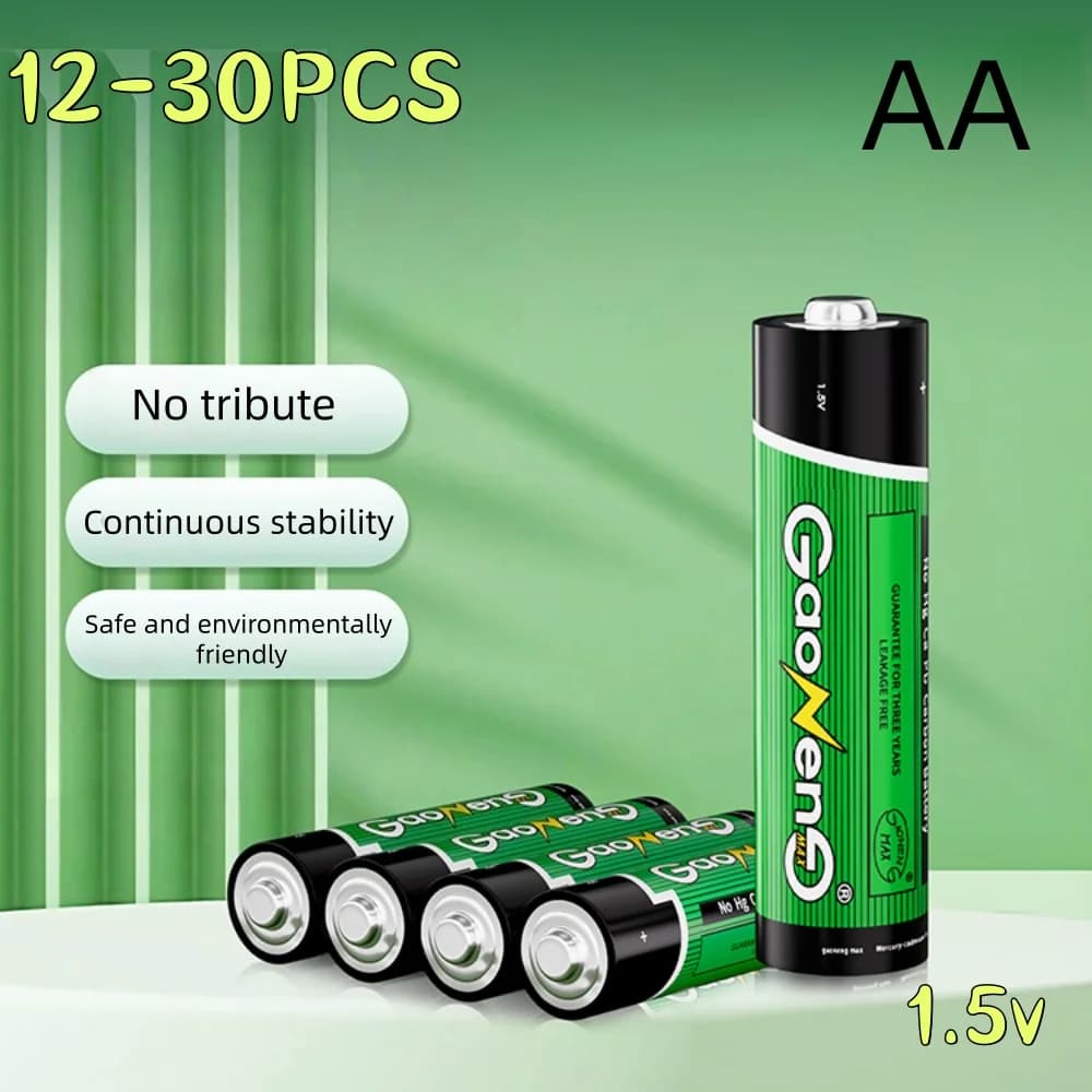 12-30PCS 1.5V AA Batteria alcalina secca usa e getta LR03 per la luce del LED Giocattolo Mp3 Macchina fotografica Flash Rasoio Lettore CD Mouse senza fili Tastiera