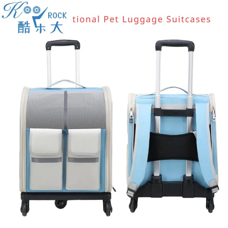 Valigie per zaini per animali domestici per gatti Custodie da viaggio per esterni Valigie per bagagli per animali domestici multifunzionali