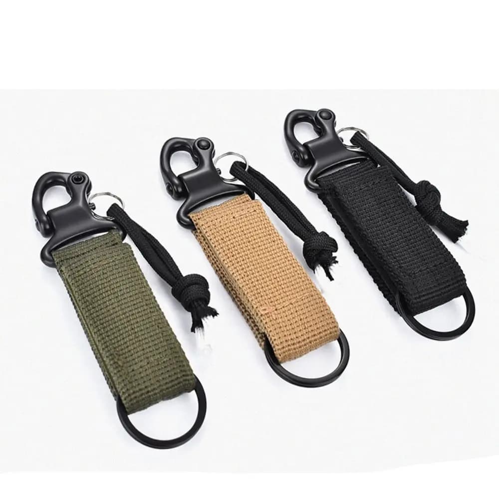 High Quality Camping Accessories Belt Clip Water Bottle Hanger Holder Hooks Quickdraw Carabiner Webbing Backpack Strap