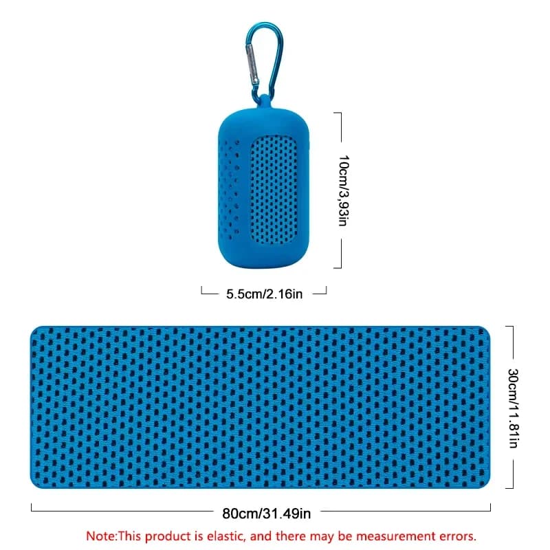 Mini Asciugamano in Microfibra Sportivo ad Asciugatura Rapida Traspirante e Assorbente per Corsa, Spiaggia, Palestra e Nuoto