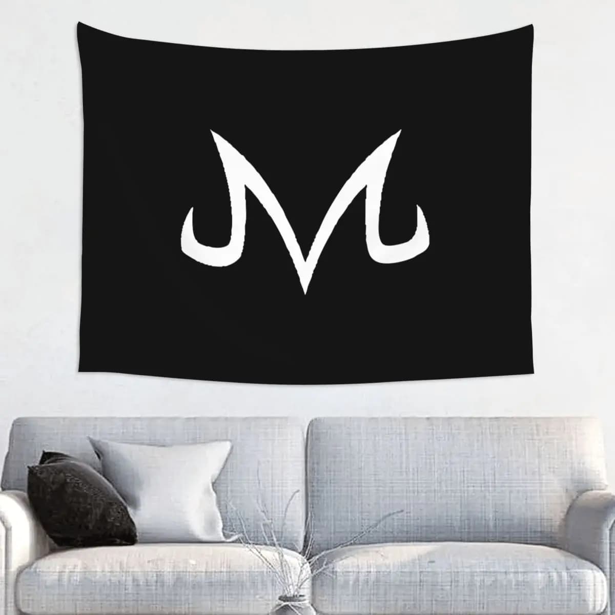 Majin M Tapestry Wall Hanging Printed Polyester Tapestries DBZ Goku Vegeta Boho Wall Blanket Wall Decor Yoga Mat