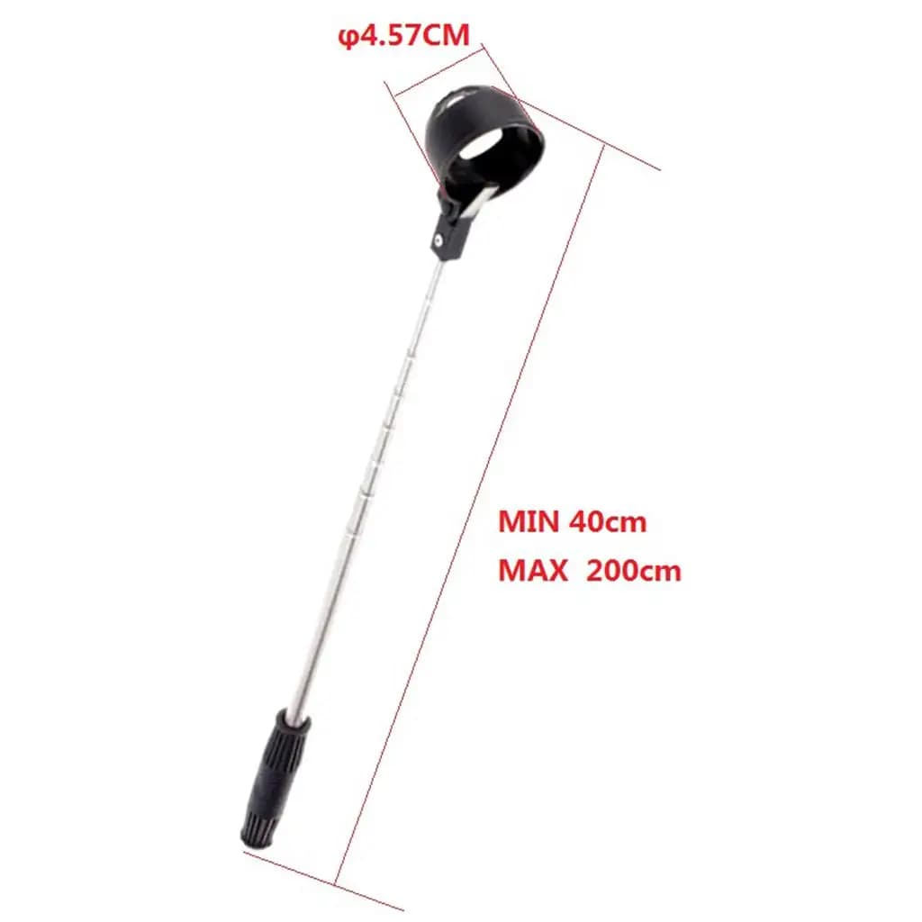 Golf Ball Collector Retriever Shaft Anti Slip Rotatable Head Golf Accessory for Golf Bag Support and Grip Attachment Tape Golf