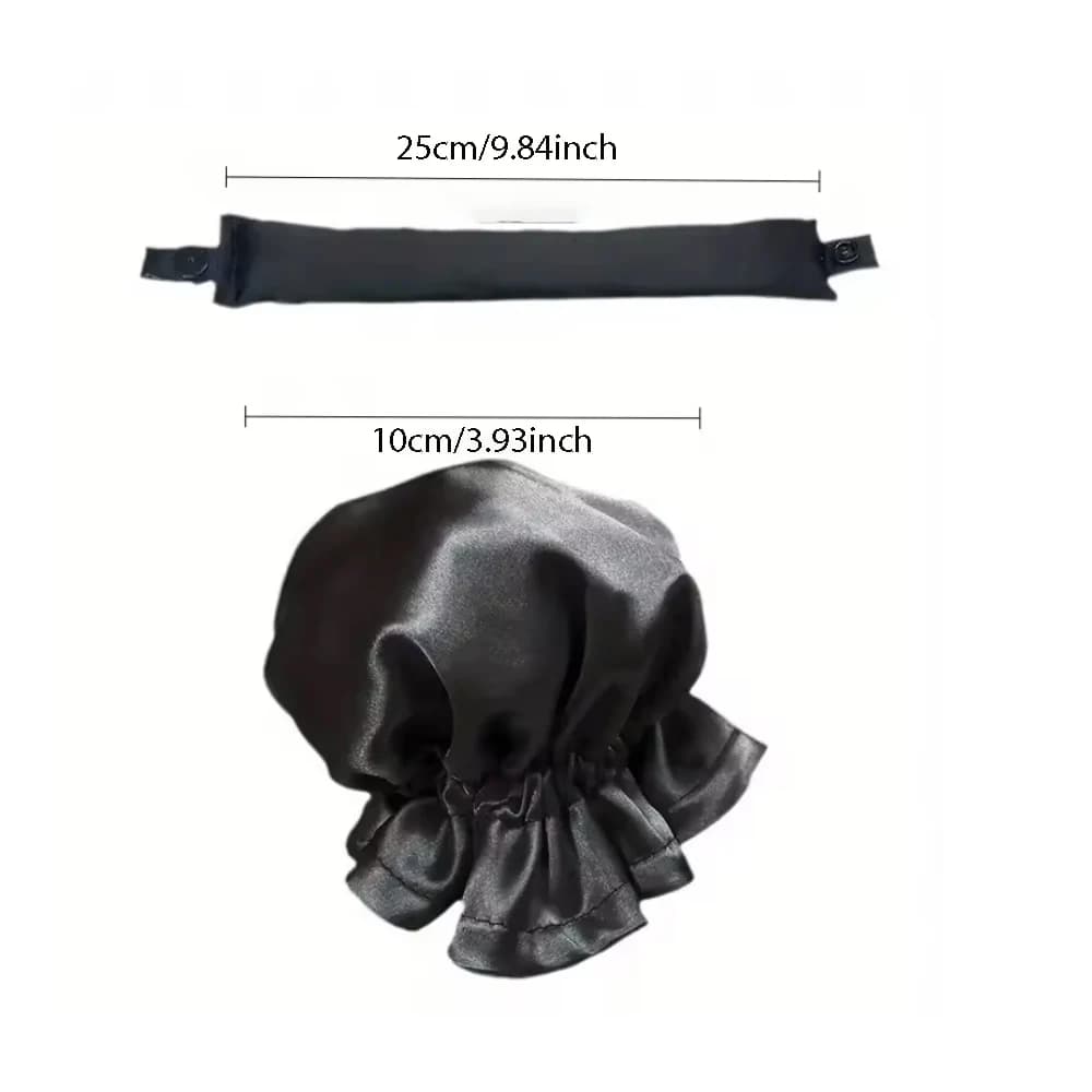 2pcs/set Heatless Curling Rod Set Silk Curls Soft Hair Rollers Sleeping Headband Hair Curlers Styling Natural Wavy Hairstyles