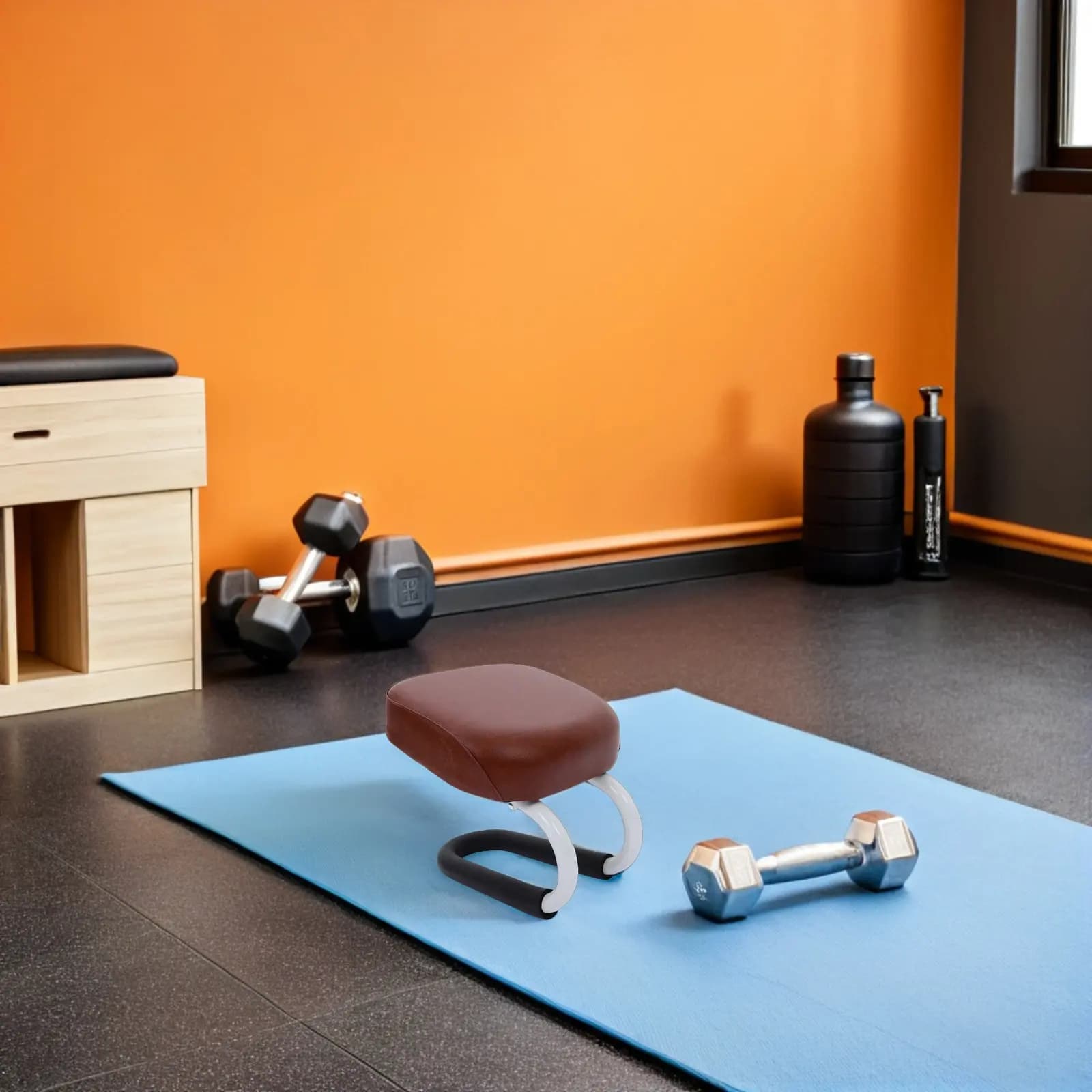 Sgabello Ergonomico Imbottito per Preghiera, Sedia Portatile Antiscivolo per Preghiera, Panca da Terra