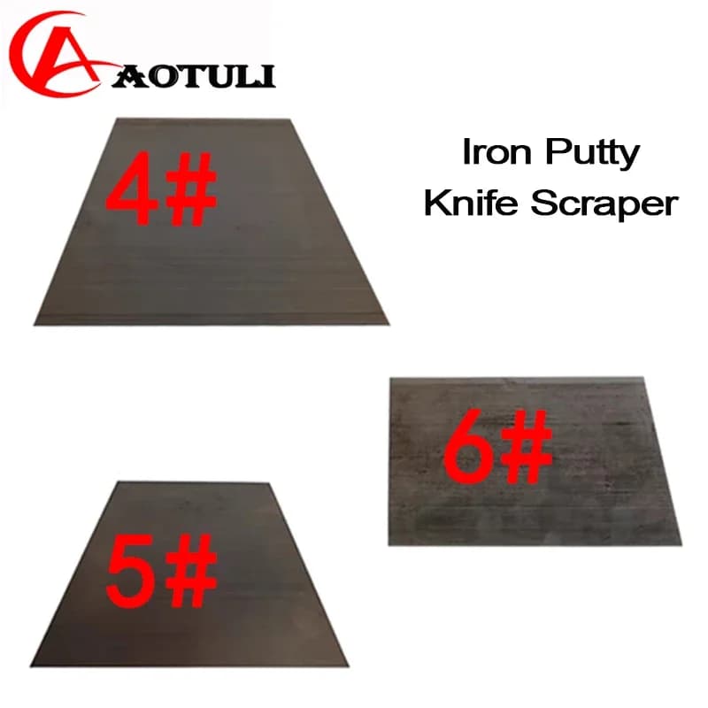 Iron Putty Knife raschietto Tool livellamento piastra di ferro Ash Car Painter strumento di pittura funzionamento manuale un Must In Garage