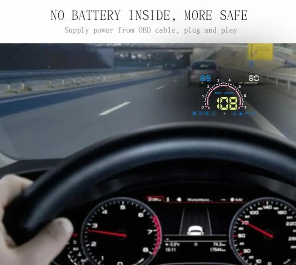 Car HUD Head Up Display Windscreen Projector OBD2 For BMW 5 Series G30 G31 520d 530d 528i E39 E30 E60 E61 F10 F11 F07