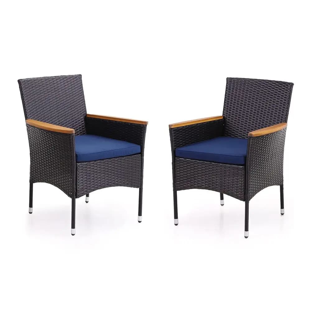 35 Rattan Lunch Chairs for Foreigners, Vinegar Lunch Chairs with Removable Bearings, Garden Perfections, Bistrot, Terrace