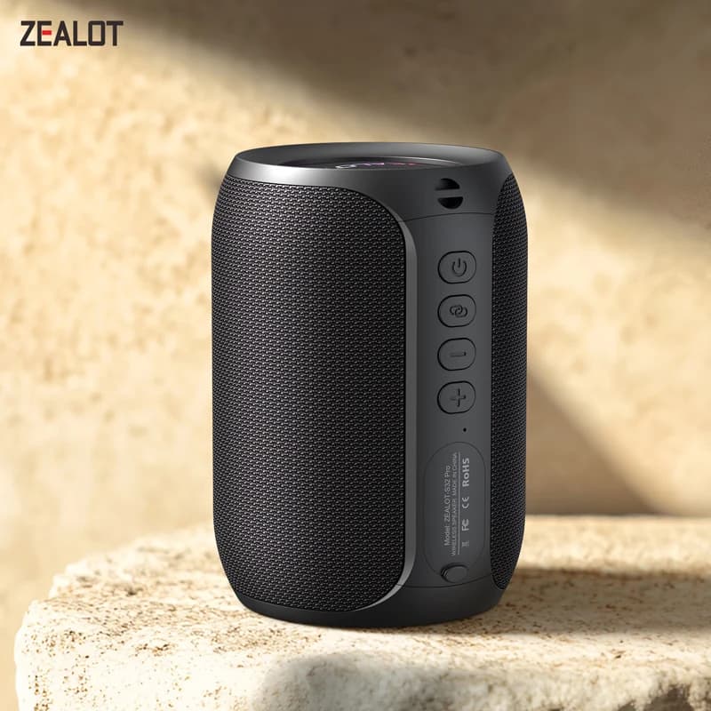 ZEALOT-S32PRO 15W Altoparlante portatile Bluetooth 5.2 Esterno impermeabile Wireless TWS Mini Colonna Box Altoparlante Scheda TF esterna