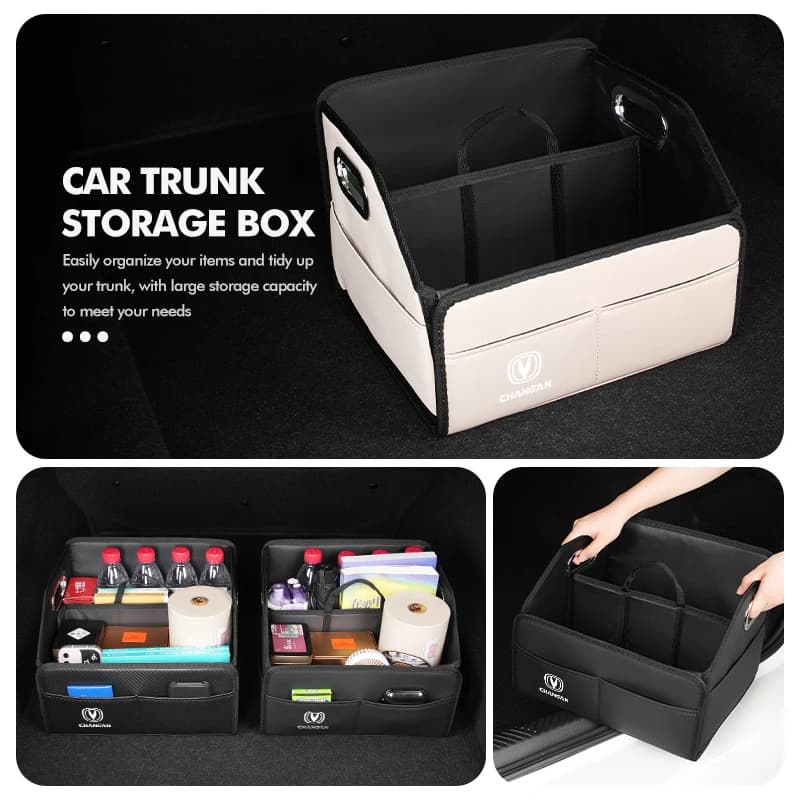 Car Portable Foldable Organizer Bag Auto Trunk Storage Box For Changan CS35 CS55 CS15 CS85 CS95 CX70 CX20 EADO RAETON Alsvin
