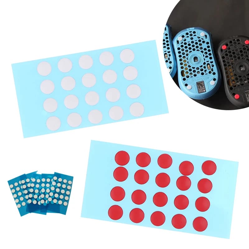 Small Round Dot PTFE Mouse Skates DIY Mice Glide Feet ICE Control Speed Version Wear Resistant Esports Universal Mouse Foot Pads