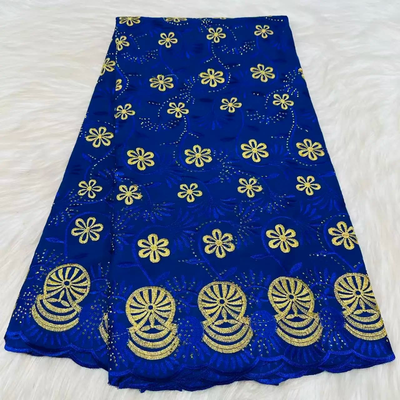 Swiss Voile Lace African Cotton Lace Fabric African 2026 High Quality 5Yards Nigerian Cotton Fabric For Sewing Women Party Dress