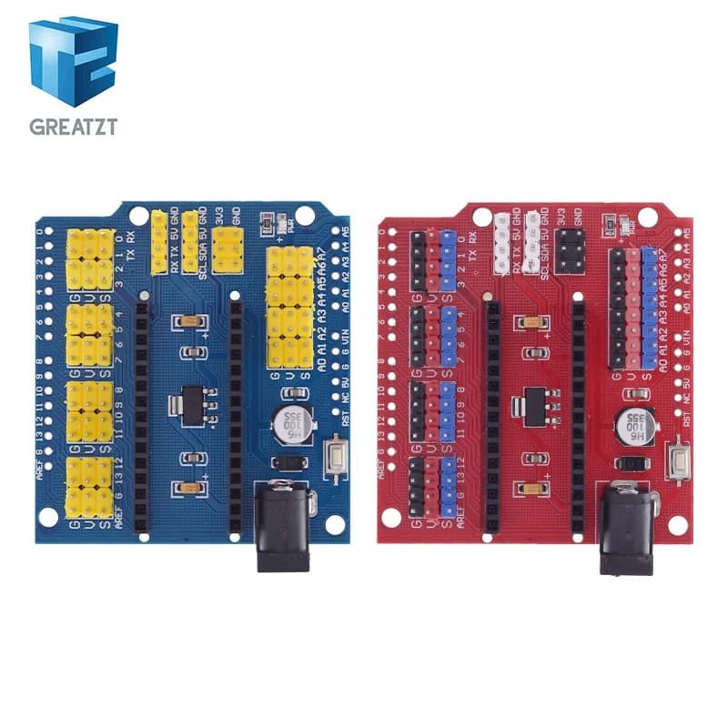NANO I/O IO Expansion Sensor Shield Module For Arduino UNO R3 Nano V3.0 3.0 Controller Compatible Board I2C PWM Interface 3.3V