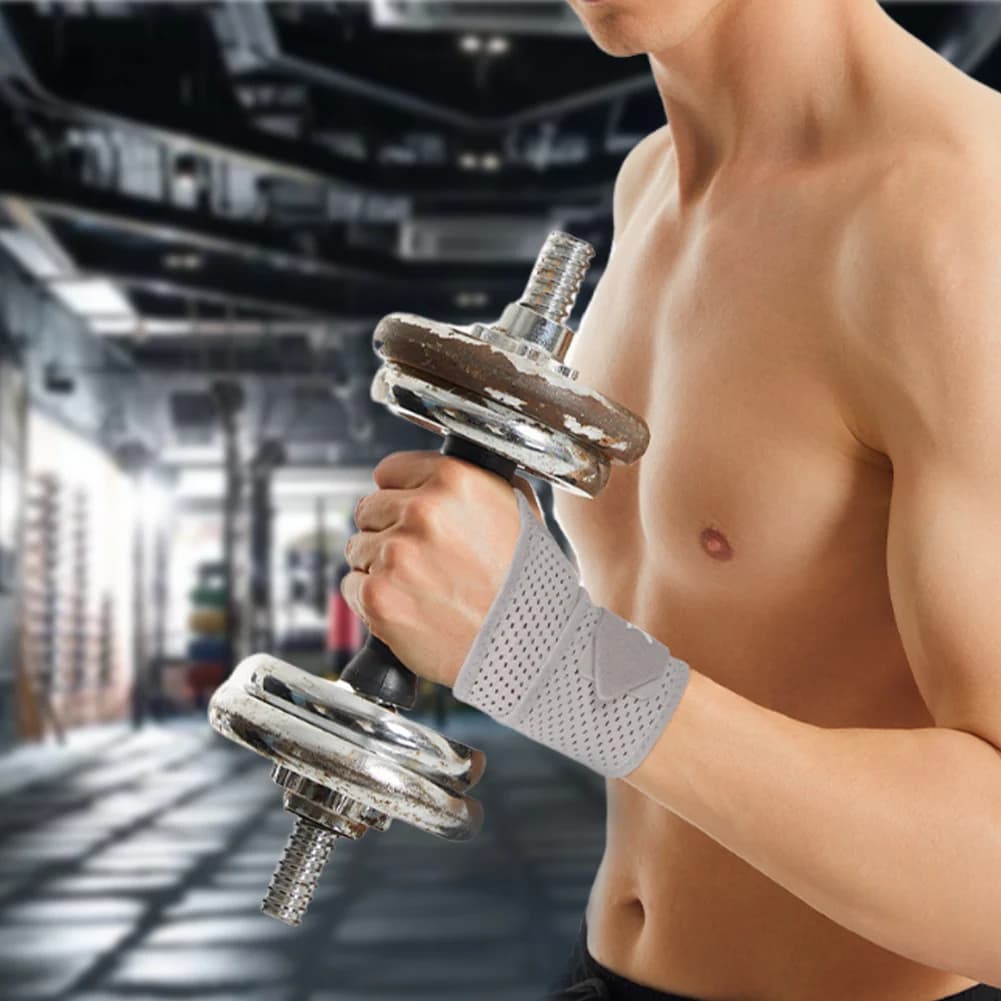 Fascia da polso regolabile, cinturino di compressione da polso, tutore da polso per alleviare il dolore, per basket, tennis, calcio, corsa, lavoro