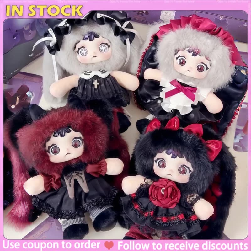 New Heymi Witch'S Game Series Blind Box Kawaii Cute Model Mystery Anime Figure Plush Toys Doll Decorate Pendant Halloween Gifts