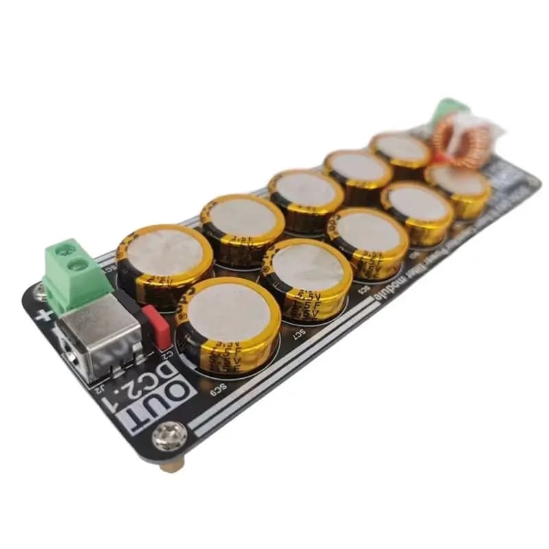 YSS-High-End per Raspberry Pi compatibile con alimentatore switching lineare 5V-24V con filtro a condensatori 10A per amplificatore per cuffie