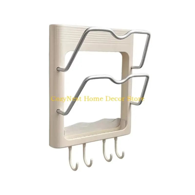 92MF Curling iron storage rack wall mounted, not punching required