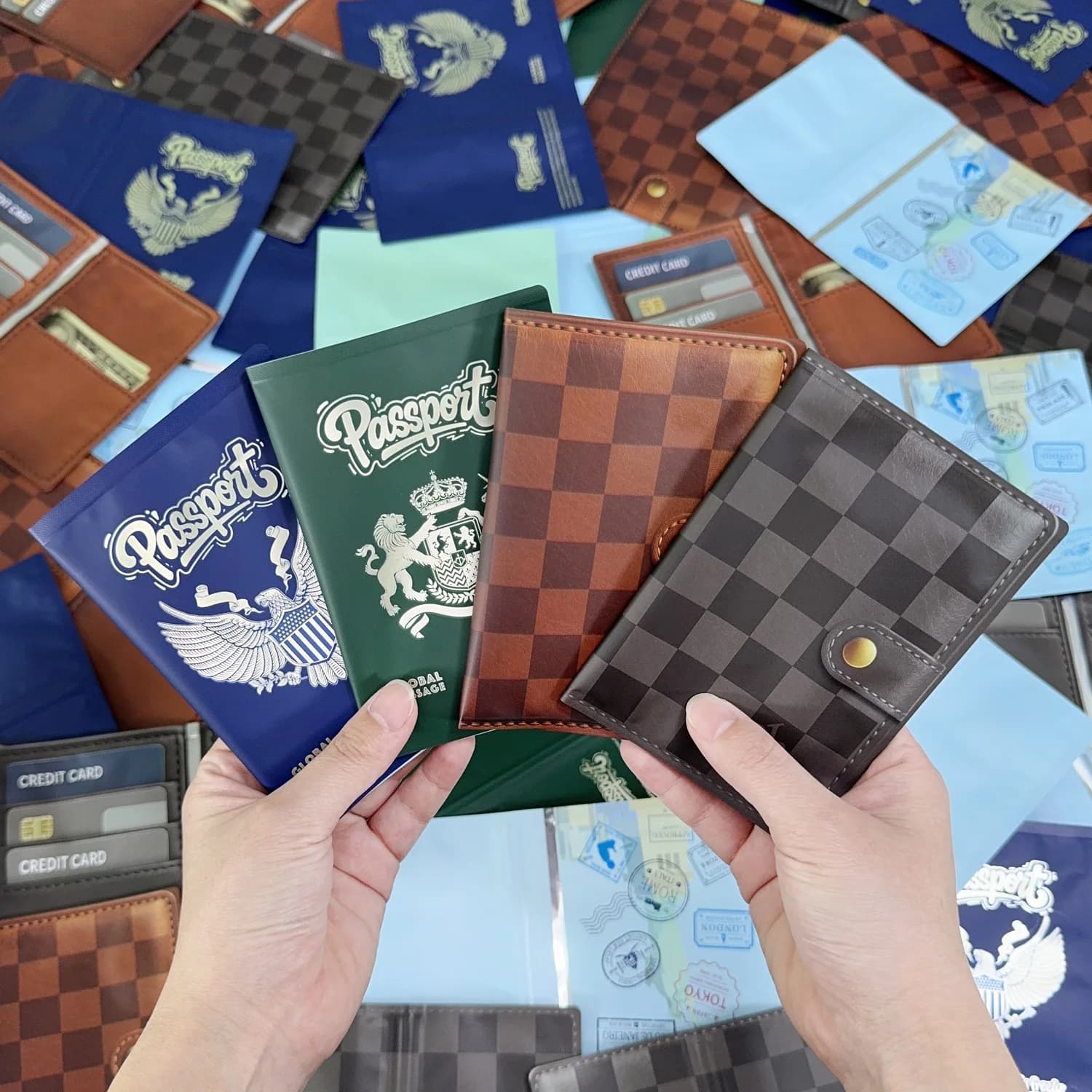Buste Mylar Stile Portafoglio da 3,5g con Cerniera, Sacchetti in Foglio Stampato per Carte Visa, Confezioni in Plastica da 3,5 per Conservazione e Imballaggio