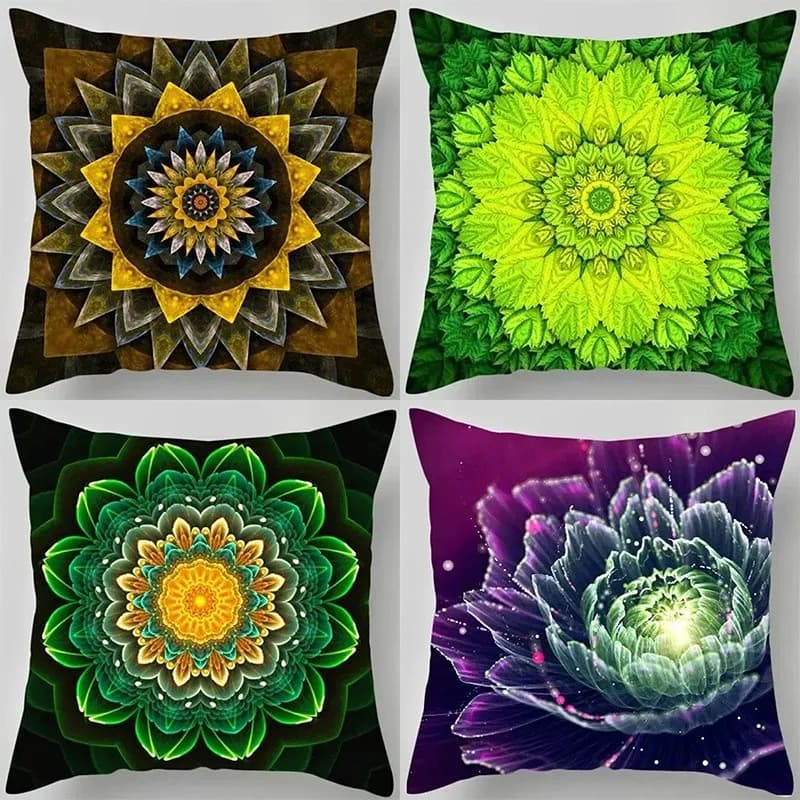Exquisite Mandala Pattern Digital Print Suitable For Sofa, Bedroom, Car, Pillow Cover