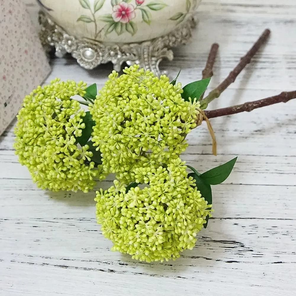 Handmade Artificial Clove Plant Realistic Exquisite Simulation Flowers Plastic DIY Fake Flower Holiday Festival