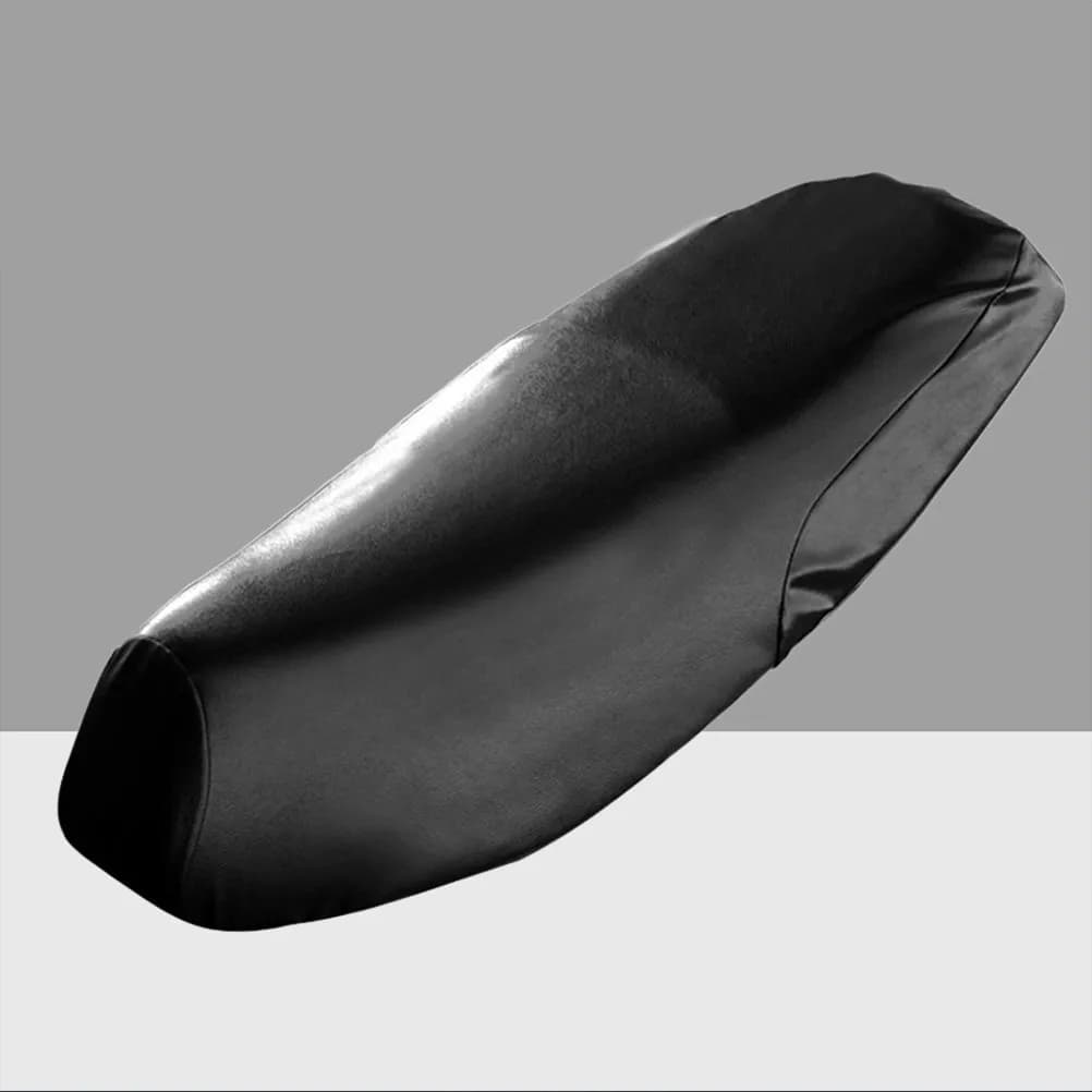 Coprisella Impermeabile per Moto, Cuscino Ergonomico 3D per E-Bike e Bicicletta, Traspirante e Antiscivolo con Cordoncino XL Nero