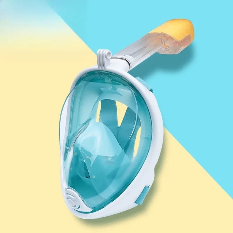 Maschera Subacquea Integrale con Design Dry Top per Adulti e Bambini - Attrezzatura da Nuoto