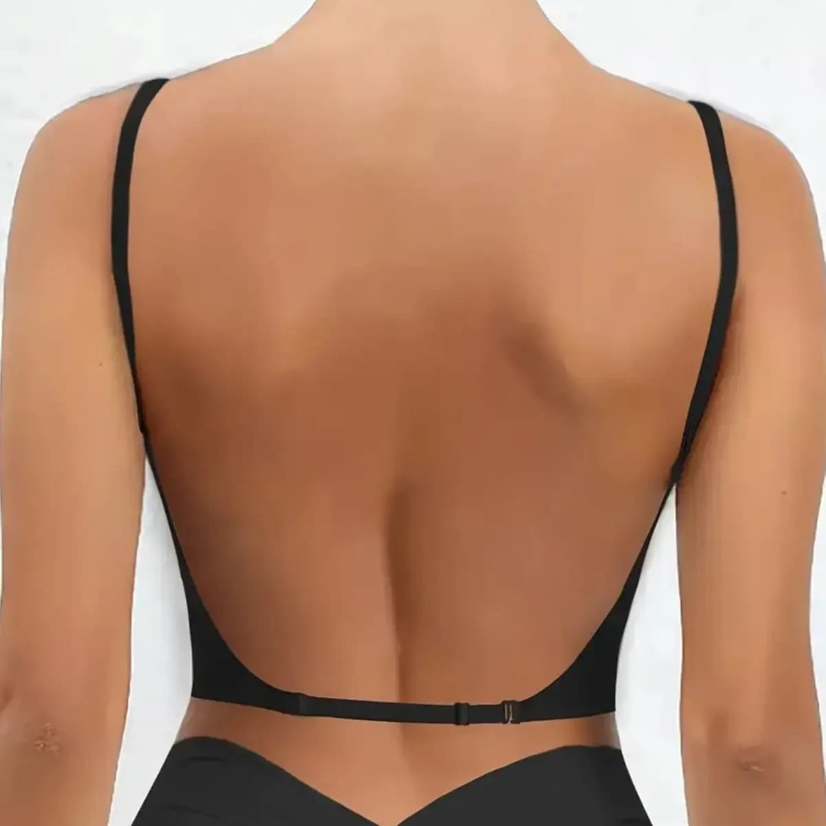 Women's seamless back bra, underwear without shoulder straps, summer bra, sexy bra, wedding lingerie, three types of shoulder straps