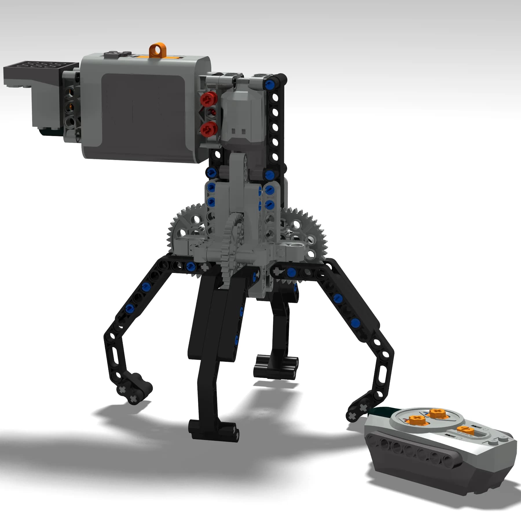 Technical MOC Building Blocks Electric RC Robot Manipulator Mechanical Arm Clamp Claw Kit DIY Education Toys