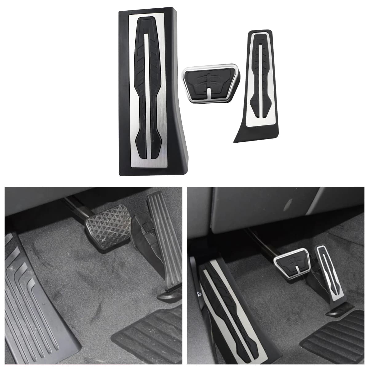 Pedale Acceleratore Auto per BMW X5 G05 X5M X7 G07 2019-2025 LHD, Copertura Pedale Freno e Poggiapiedi, Accessori Auto
