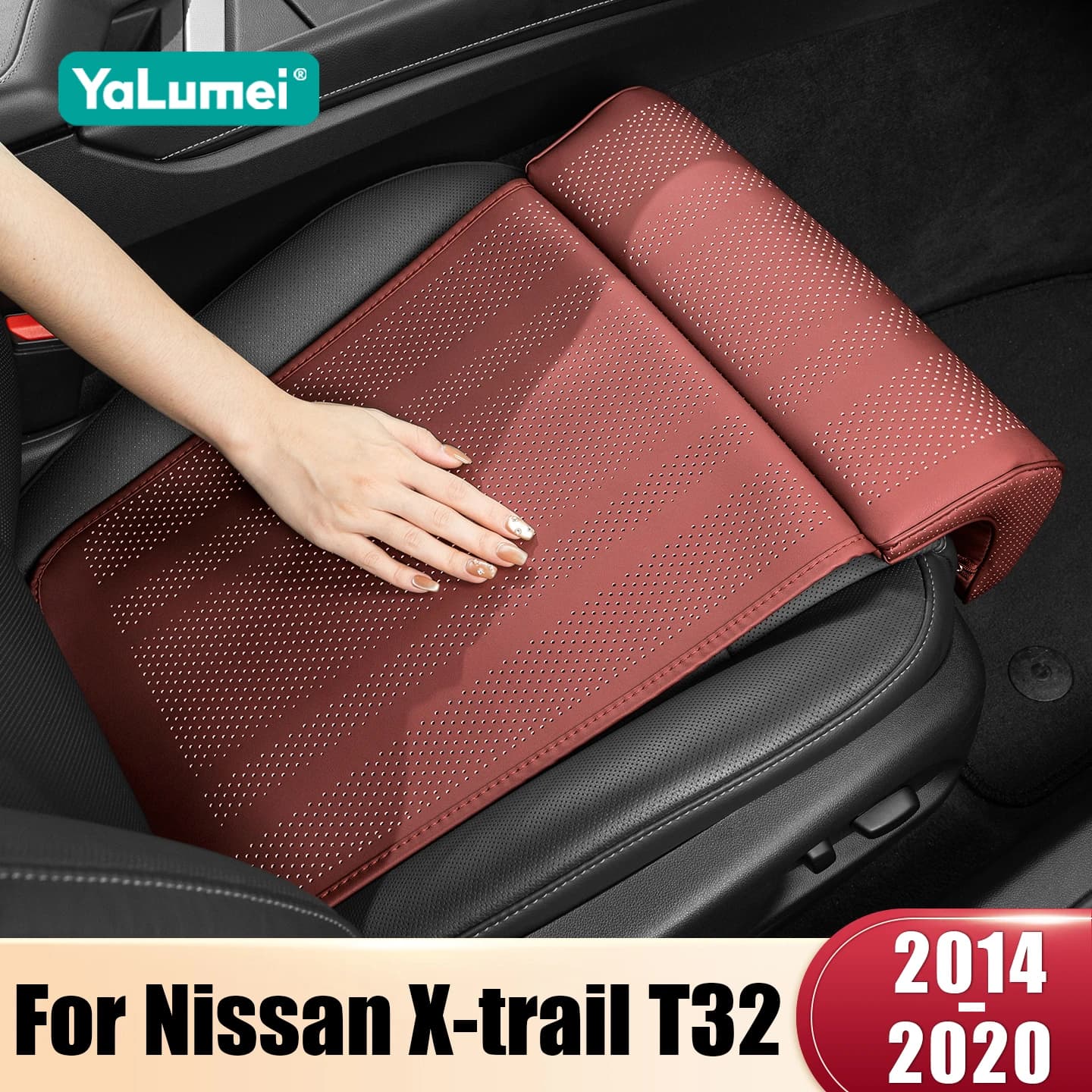 Extensible support for Car Seat Legs for Nissan X-trail Xtrail T32 Rogue 2014-2020, Padded Bearing