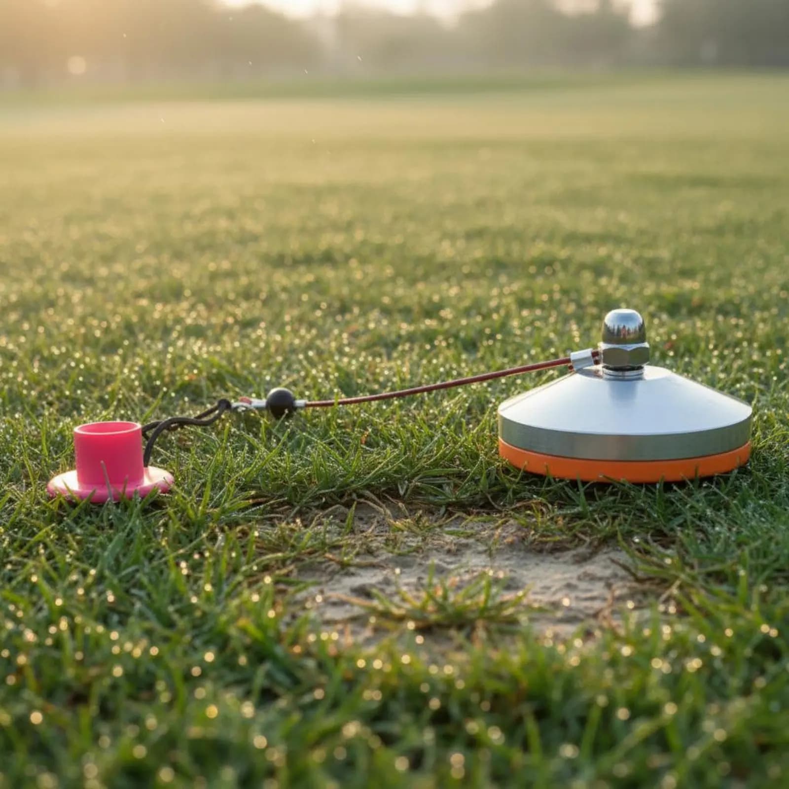 Supporto per Palline da Golf Anti-Fly Ball Tee Easy Entry, Porta Palline da Golf Compatto per Esterni