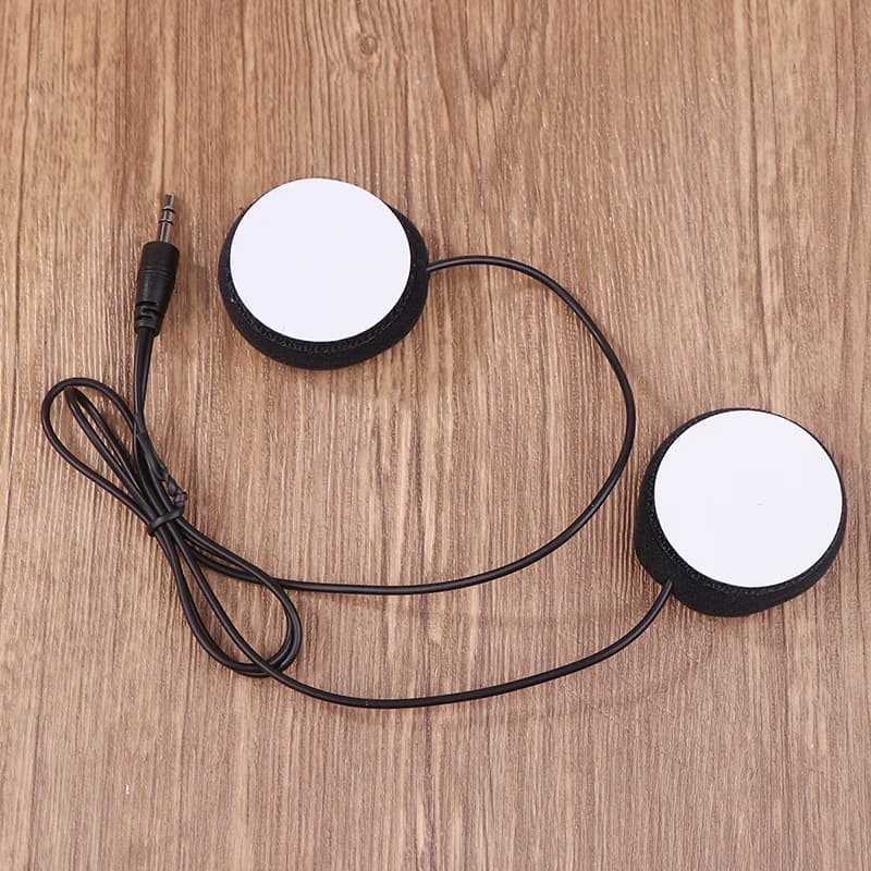 Microfono con cavo morbido e altoparlante da 3,5 mm per interfono Bluetooth per casco moto Cardo Freecom/Spirit