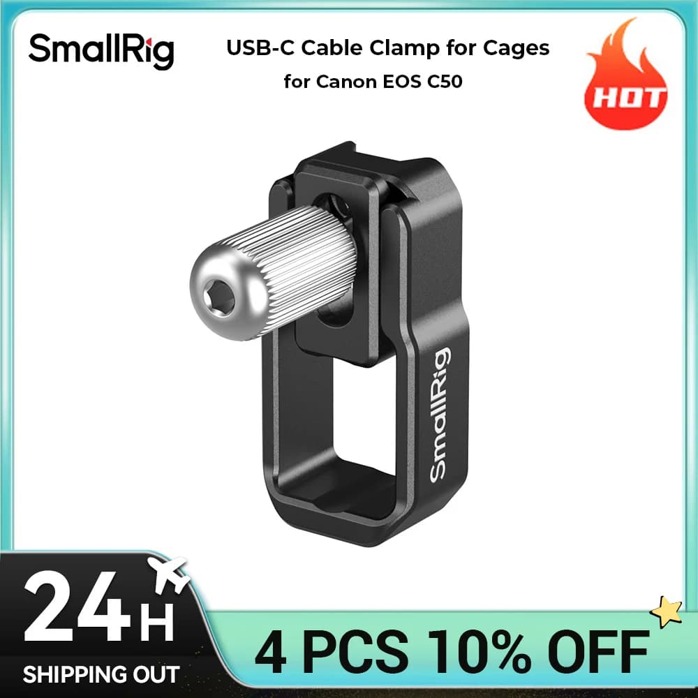 SmallRig EOS C50 dedicated USB-C cable clamp for Canon EOS C50 Toolless assembly Reliable data transfer 5660