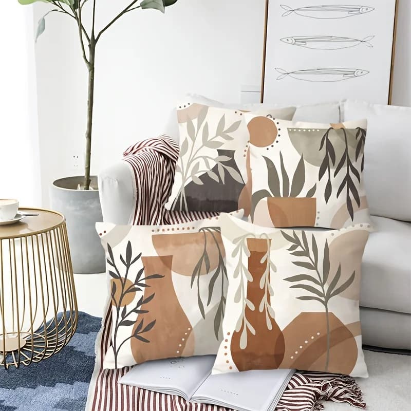 Fodere per Cuscini Decorativi con Motivi Geometrici Astratti, Copricuscini Moderni per Divano, Soggiorno, Camera da Letto, Decorazioni per la Casa