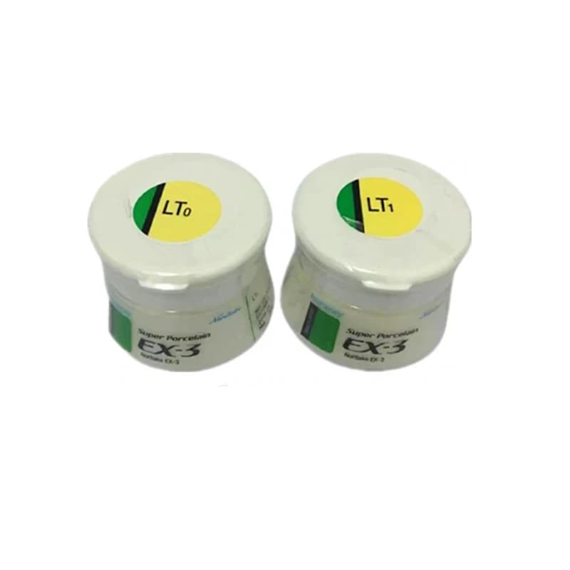 Dentale Noritake EX-3 Super Luster LT0 LT1 TBlue 50g for Metal and Porcelain teeth, Whitening