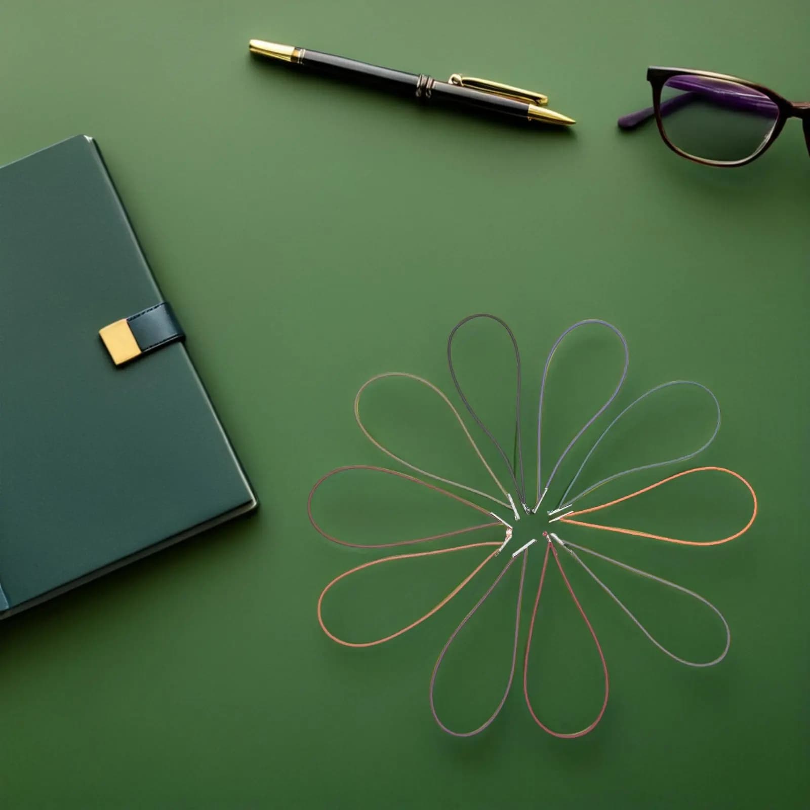 Corda elastica da 10 pezzi con chiusure in metallo, fascia elastica da 12 cm per notebook, menu, cappelli, badge, maschere, diario fai da te, agenda