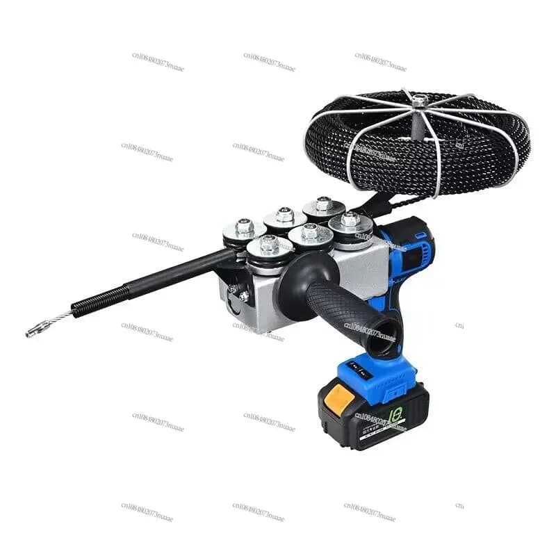 0528110V/220V Avvolgitore Elettrico Completamente Automatico a Filo Nascosto Multifunzione con Batteria al Litio per Impianti Idraulici
