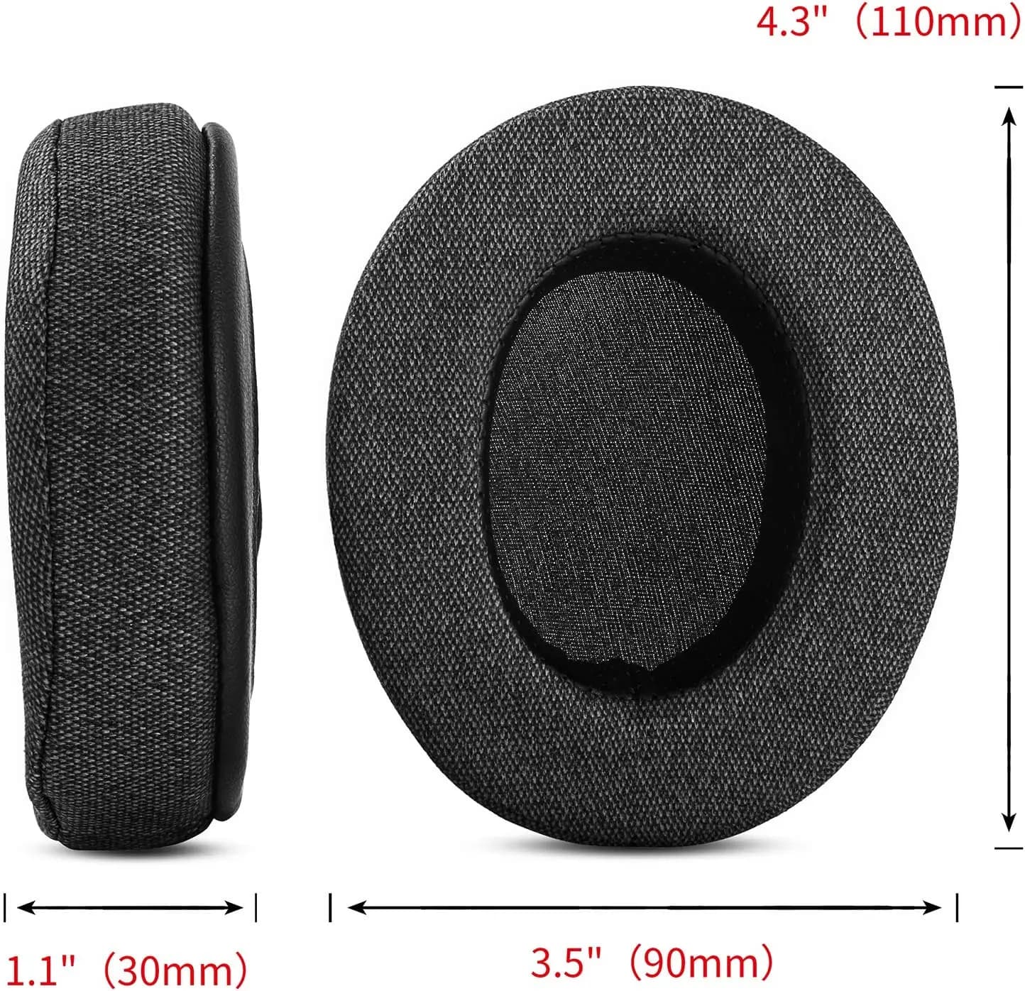 Cuscinetti auricolari di ricambio coppe cuscino compatibile con Corsair HS50 HS60 HS70 Pro cuffie da gioco cuffie cuffie
