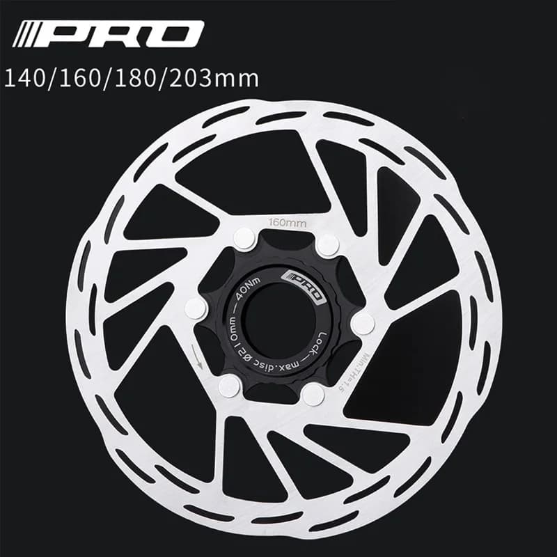 IIIPRO Centrelock Disc Brake Rotor 140/160/180/203mm Road/MTB Bike Disc Brake for Shimano Heat Dissipation Center Lock Disc