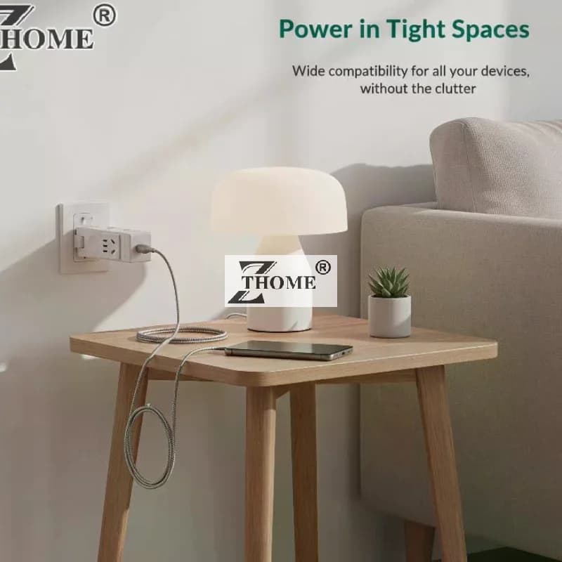 4 in 1 Wall Outlet Extension US Electrical Socket 180 Degree Plug Adapter Mexico Canada Travel Aadapter Portable Power Converte