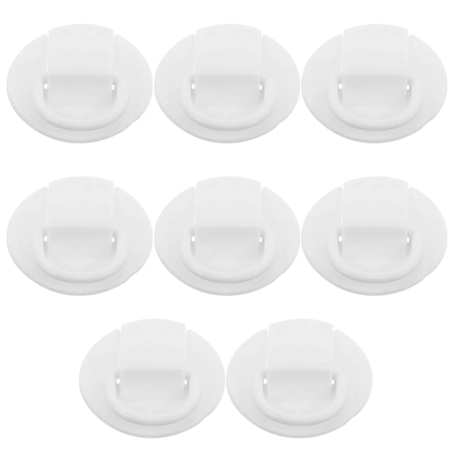 8 Pezzi Clip a D in PVC per Paddleboard, Accessori per Paddleboard, Clip per Pagaie per Gommone e Kayak, Fermo Pagaia di Sicurezza