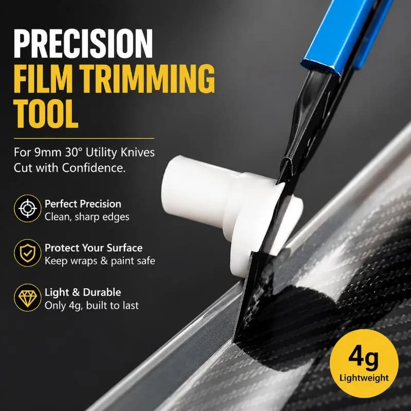 Window Wrap Edge Trimming Assistant Kit Paint Change Vinyl Clear Bra Cutter Magnetic Holder Gap Smoothing Modification Film