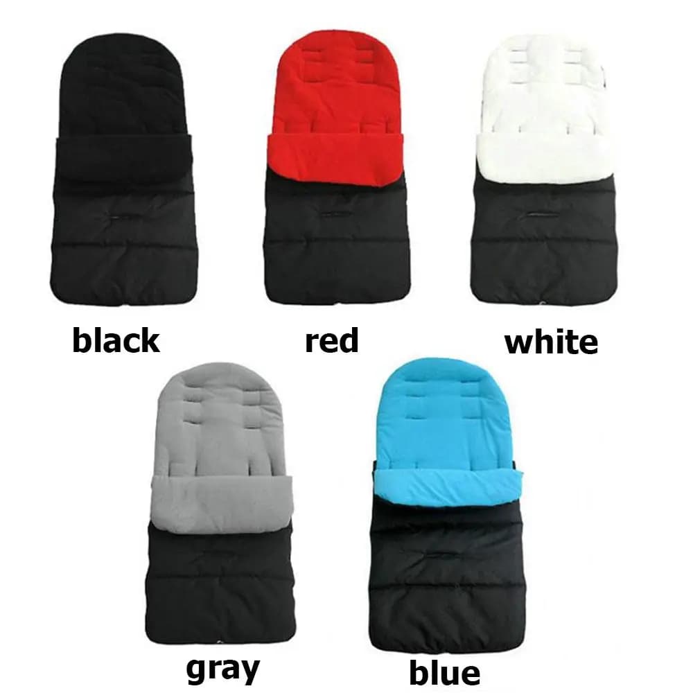 Winter Outdoor Footmuff Warm Carriage Mat Foot Cover Thick Cushion Stroller Sleeping Bag Sleepsacks