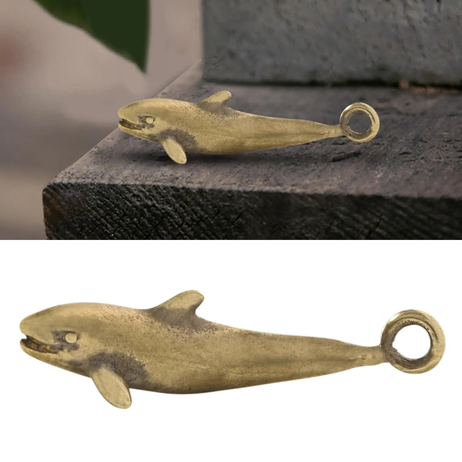 Portachiavi Ciondolo Borsa Ciondolo Borsa Ornamento da appendere Figurina in ottone Regalo creativo Scultura di moda per borsa da appendere per auto
