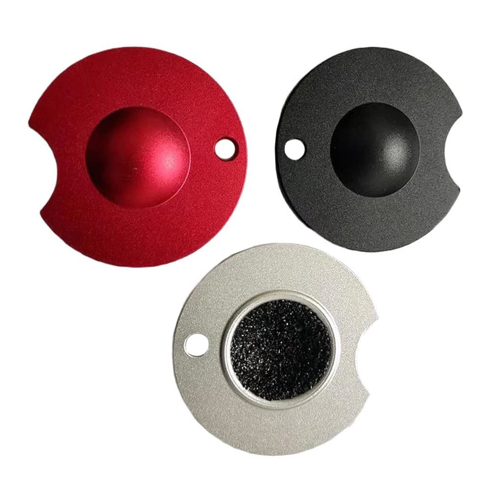 Aluminum Alloy Pool Cue Tip Shaper Tool with Scuffer Side for Precise Dome Shape and Chalk Retention on For Billiard Cue Tips