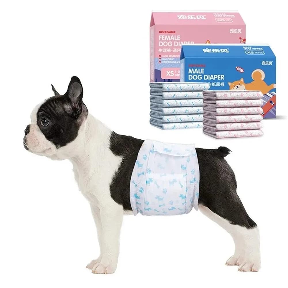 New Soft Disposable Dog Diapers Female Male Dogs Leak Proof Doggie Diaper Super Absorbent Puppy Shorts Nappies Pants