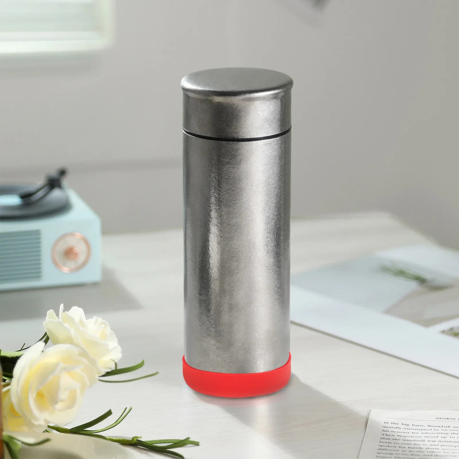 Copertura inferiore per tazza in silicone da 10 pezzi, facile da installare, antiscivolo, isolante, per bottiglie d'acqua in vetro, multiuso