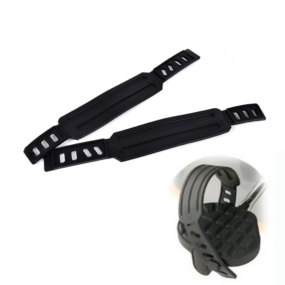 New-1Pair Pedal Straps Belts Fix Bands Tape Generic For Fitness Exercise Bike