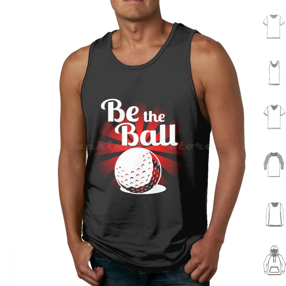 Caddyshack Be The Ball Tank Tops Stampa su cotone Caddyshack Golf Divertente Commedia Bushwood Movie Chevy Chase Classico Caddy degli anni '80