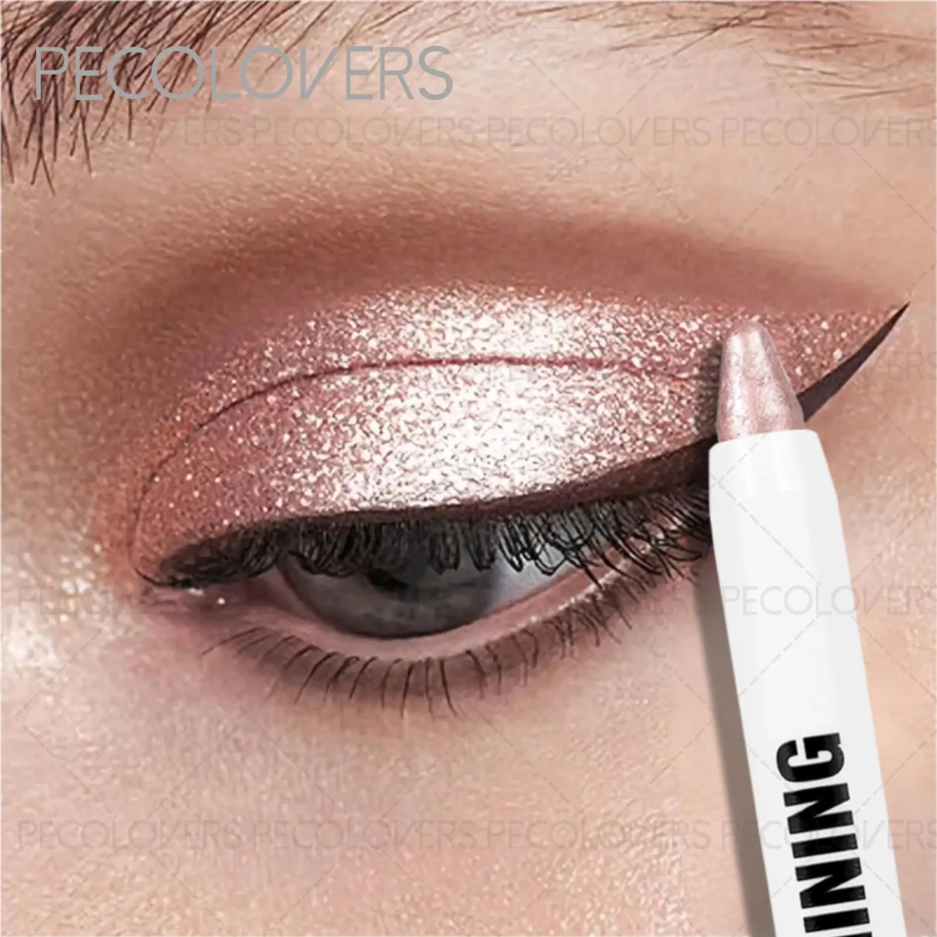 Sticks for glittering shadows, long-lasting umbrella, drooling and waterproof, glistening effects, perfect for everyday use and travel